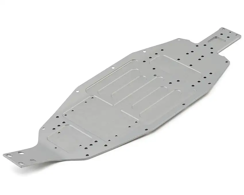 XRAY XB2 2025 2mm Aluminum Chassis (Wide Rear)