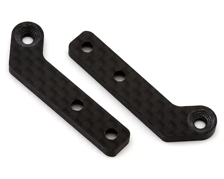 XRAY RX8E 2026 Front Suspension Arm 2.5mm Carbon Extensions (2-Dot) (2)
