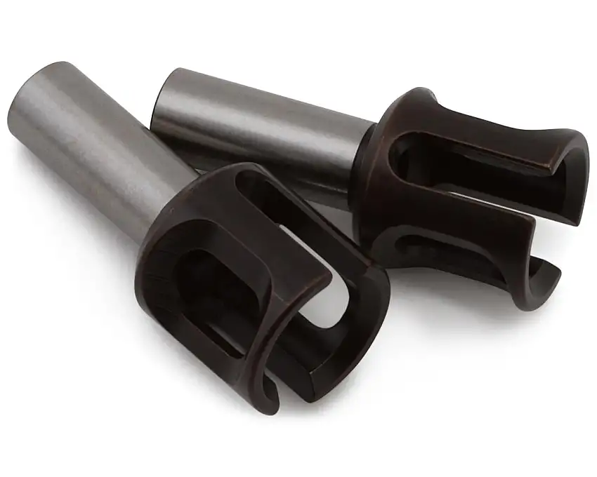 XRAY RX8 2026 27mm Lightweight Steel Front One-Way Axle Outdrives (2)