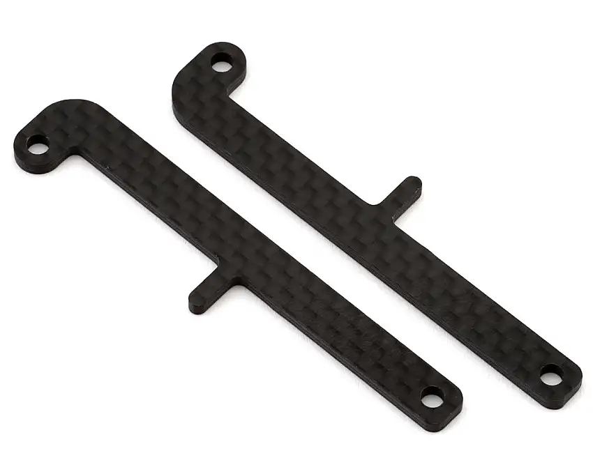 XRAY RX8E 2026 Carbon Fiber Battery Holders (2)