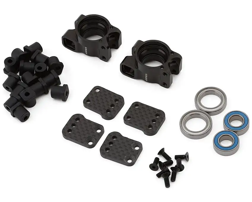 XRAY XB8 Aluminum Rear Uprights (2) (Multi-Adjustable)