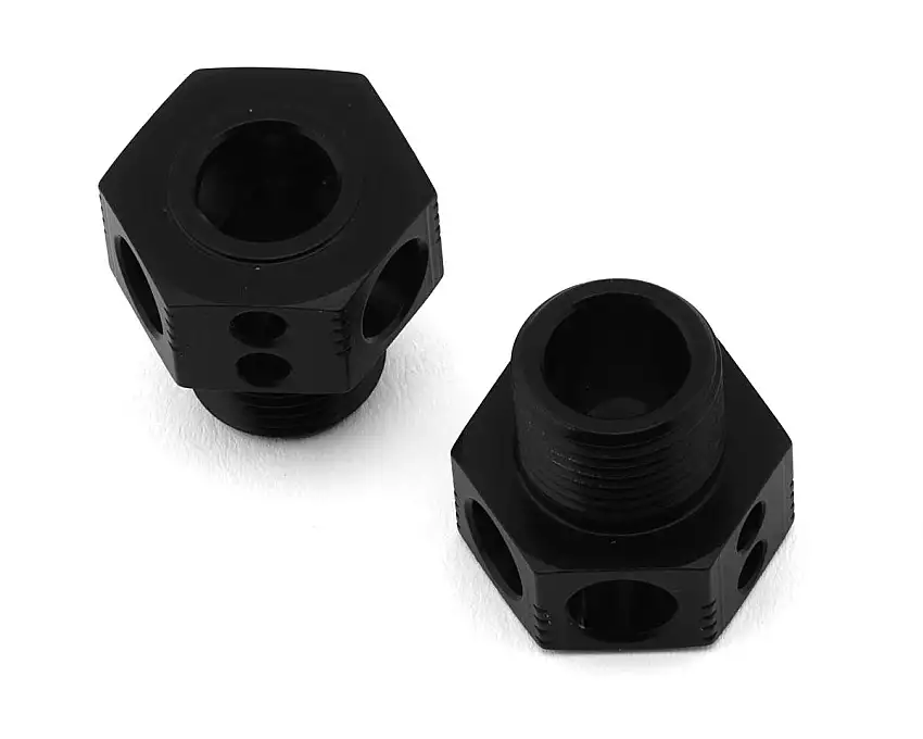 XRAY Lightweight Aluminum Hard Black Coated Wheel Hex (2) (4mm Offset)