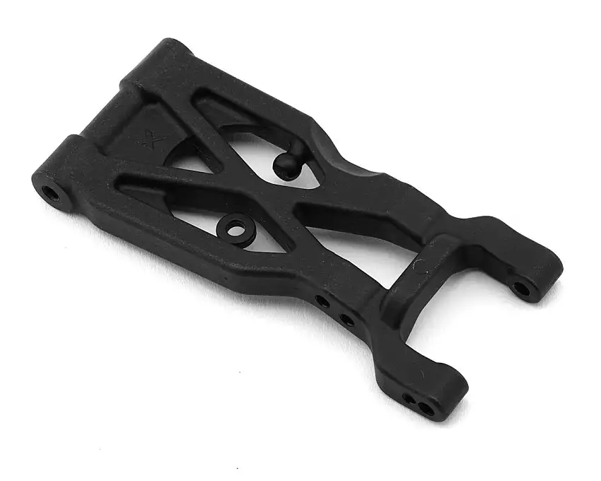 XRAY XB4 2025 Composite Rear Lower Left Suspension Arm (3-Hole) (Hard)