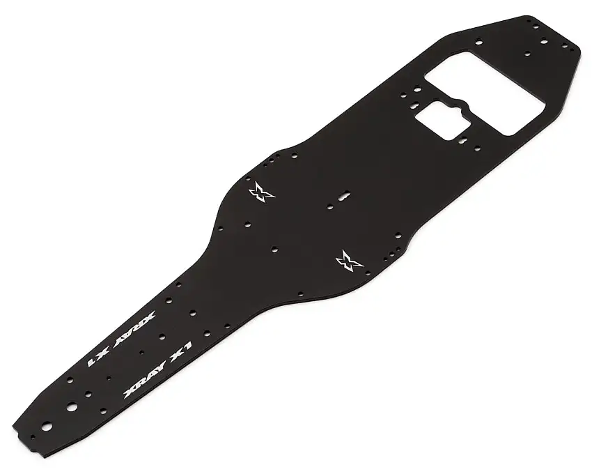 XRAY X1 2025 2.0mm Aluminum 1-Piece Chassis