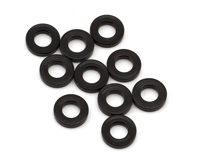 XRAY 2.5x5x1.0mm Aluminum Shim Set (Black) (10)
