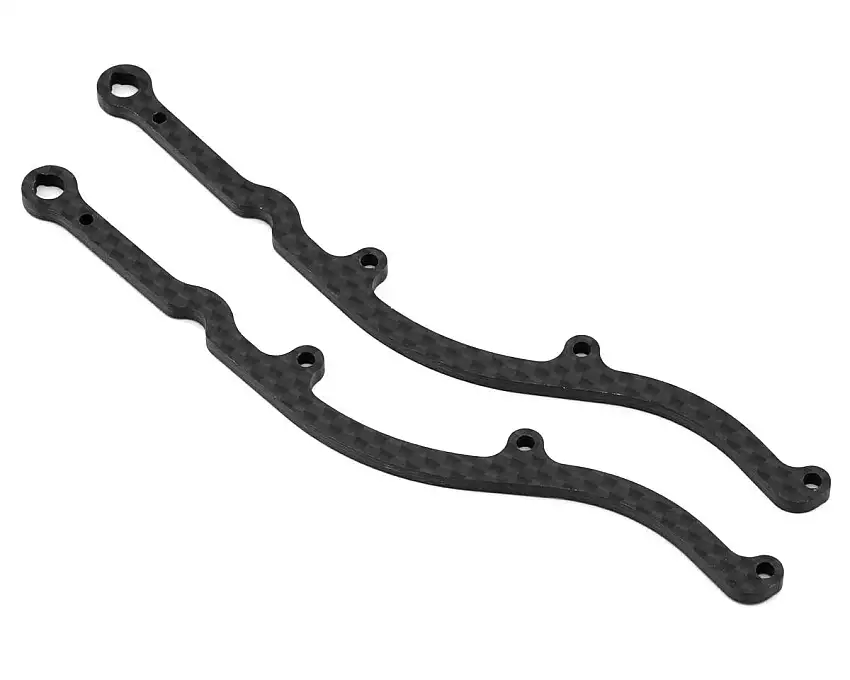 XRAY X1 2025 1-Piece Chassis Carbon Fiber Side Braces (2)