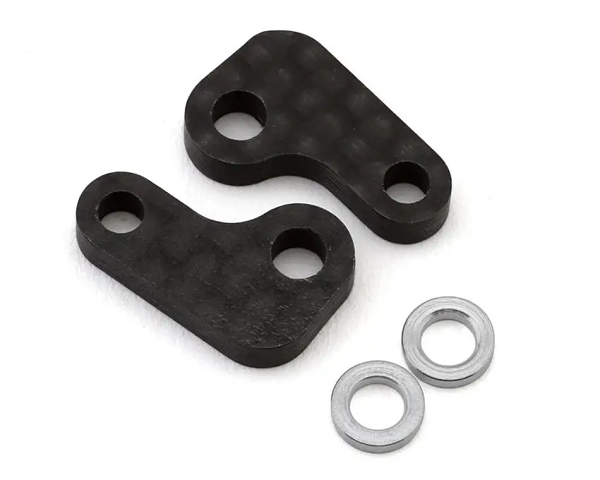 XRAY X1 2025 1-Piece Chassis Carbon Fiber Side Brace Arms (2)