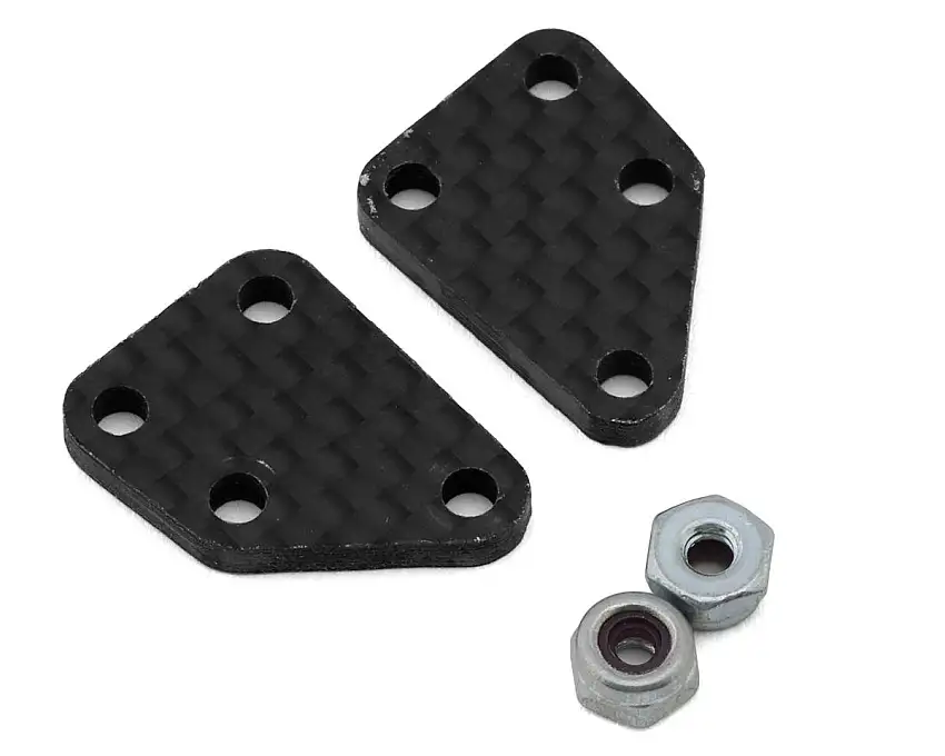Xtreme Racing Team Associated RC10 GT Classic Carbon Rear Lower Shock Mounts (2.5mm) (2)
