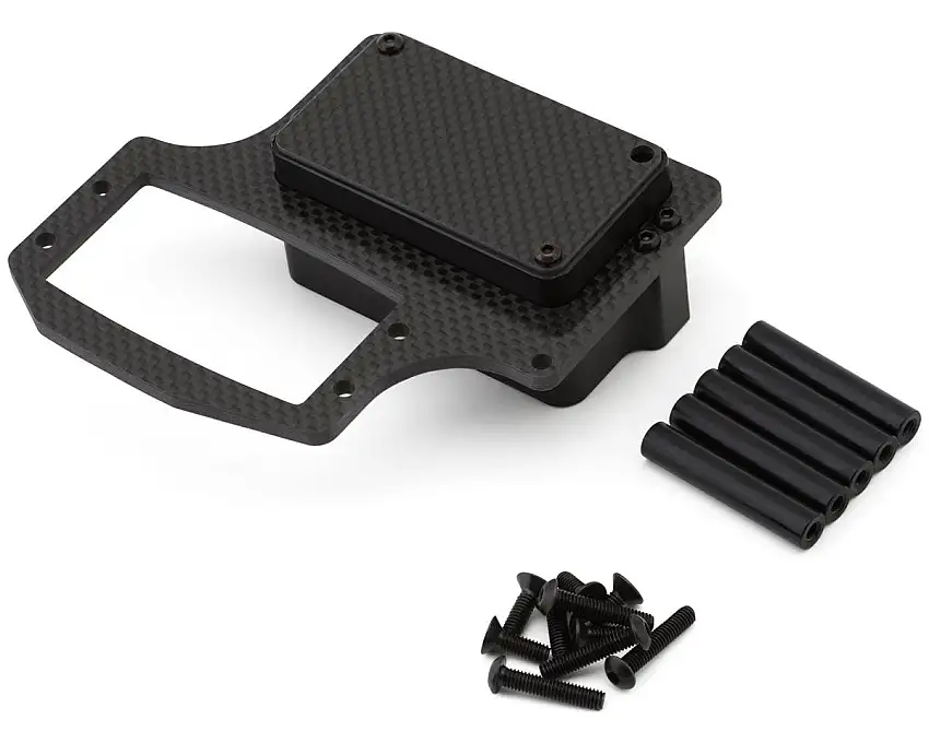 Xtreme Racing Losi 5Ive-T 2.0 Carbon Fiber Servo Mount & Receiver Box Set