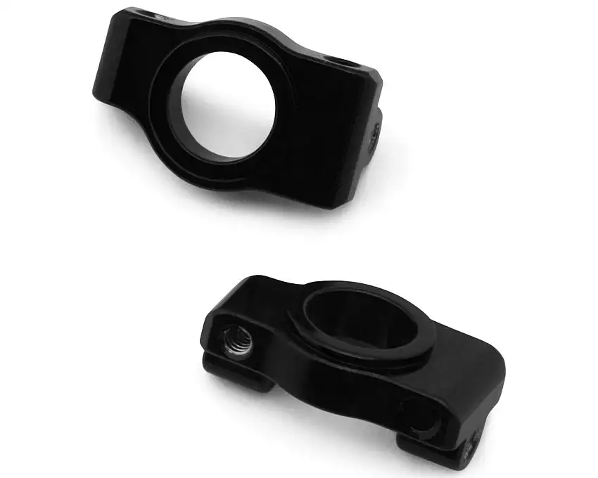 Yeah Racing Losi Micro-B Aluminum Front C-Hub Set (Black) (2)