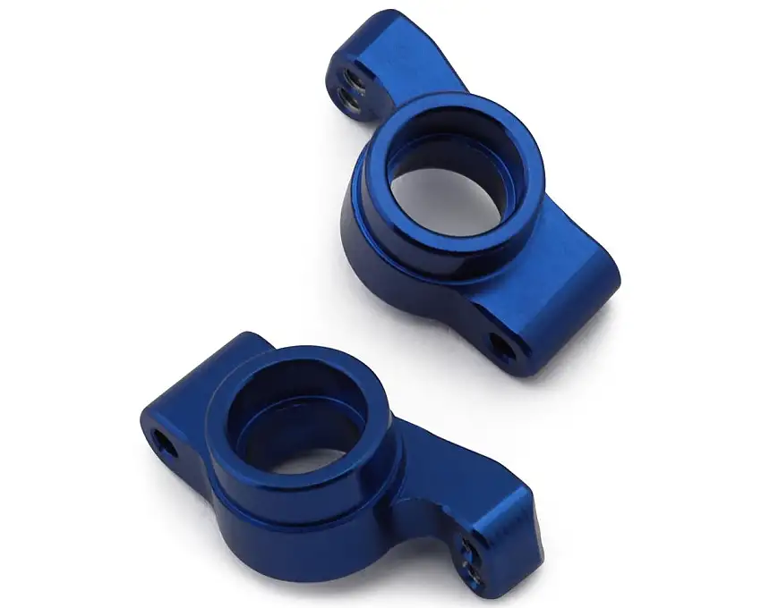 Yeah Racing Losi Micro-B Aluminum Rear C-Hubs (Blue) (2)