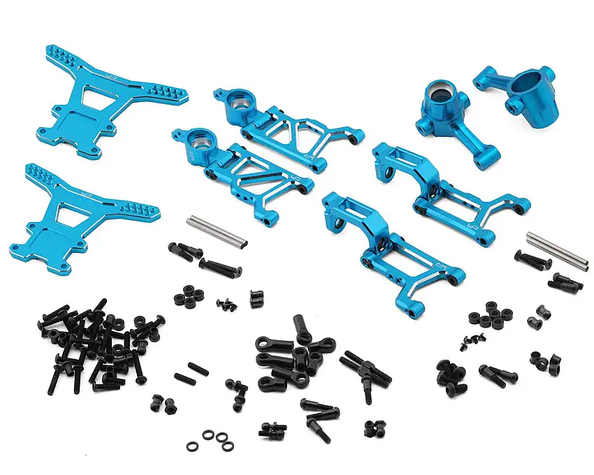 Yeah Racing Tamiya WR02/GF01 Aluminum Long-Span Suspension Kit