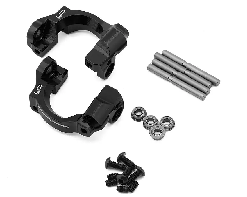 Yeah Racing Aluminum C-Hubs for Traxxas® Mini Maxx® (Black) (2)