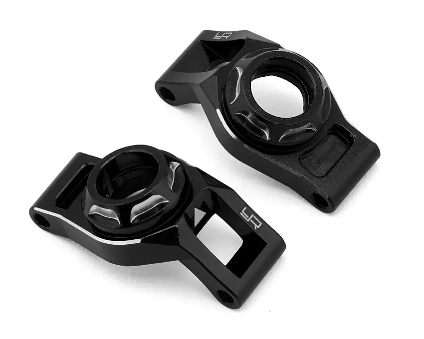 Yeah Racing Aluminum Rear Hubs for Traxxas® Mini Maxx® (Black) (2)