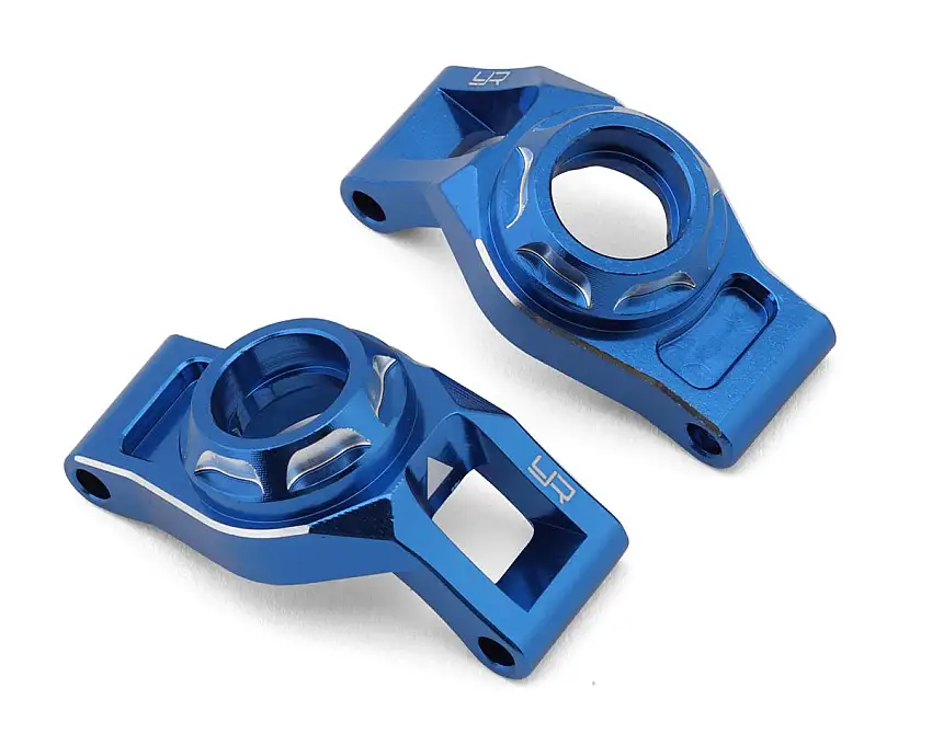 Yeah Racing Aluminum Rear Hubs for Traxxas® Mini Maxx® (Blue) (2)