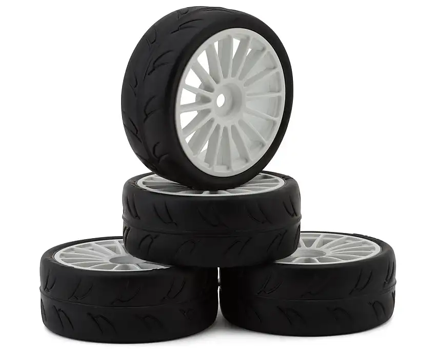 Yeah Racing Zero-Max S01 1/10 Touring Car Pre-Mount w/12mm Hex (4) (Street Compound)