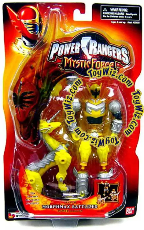 Power Rangers Mystic Force Yellow Morphmax Battlized Ranger Deluxe Action Figure [Damaged Package]