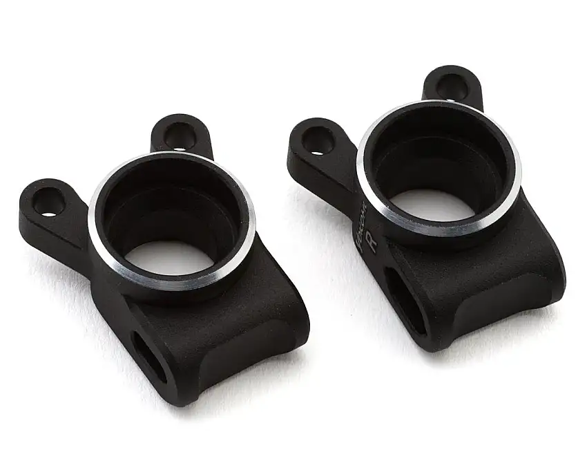 Yokomo MO1.0/2.0 Aluminum Rear Hub Carriers (Black) (2)