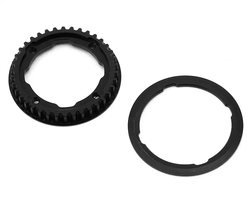 Yokomo BD12/MS1.0 Aluminum Gear Differential Case Machined Pulley Set (38T)