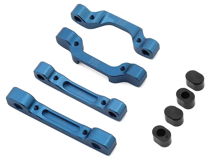 Yokomo RS1.0/RS2.0 Aluminum Suspension Mount Set (Blue)