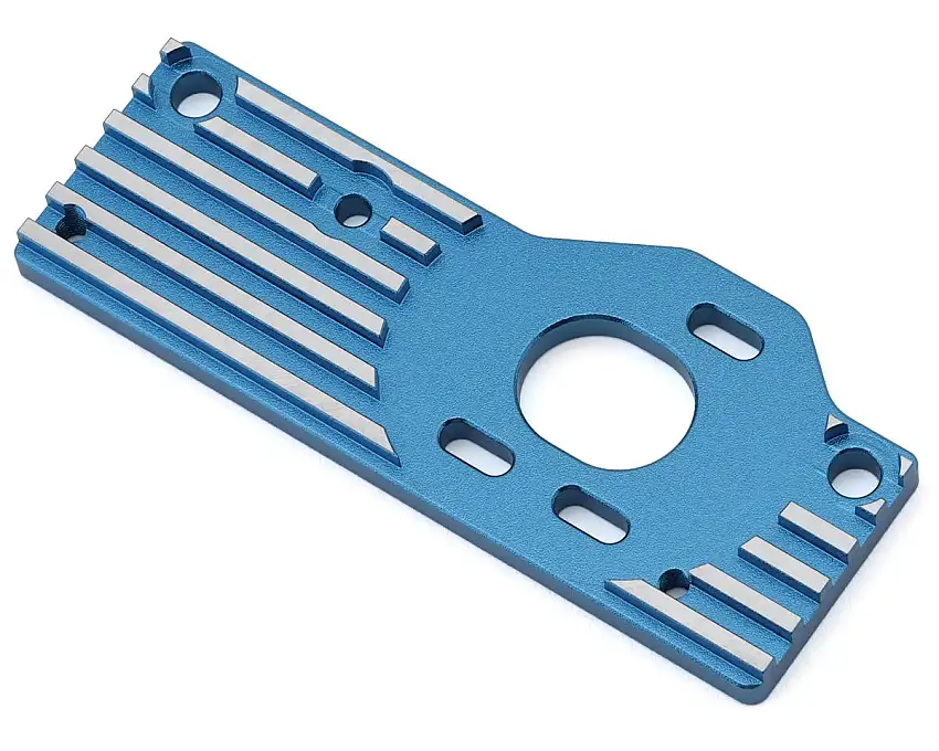 Yokomo Aluminum Heatsink Motor Plate (Blue) (RS2.0)