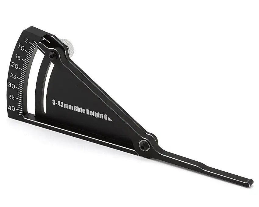 Yokomo Off-Road Aluminum Ride Height Gauge (Black) (3-42mm)