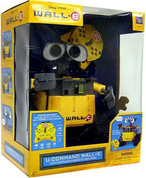 Disney / Pixar U-Command Wall-E 10-Inch Remote Control Robot [Damaged Package]