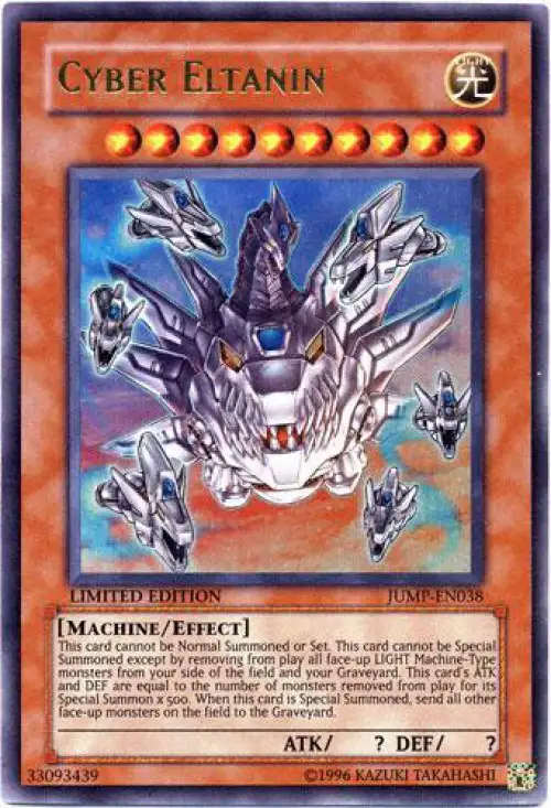 YuGiOh Shonen Jump Ultra Rare Cyber Eltanin JUMP-EN038