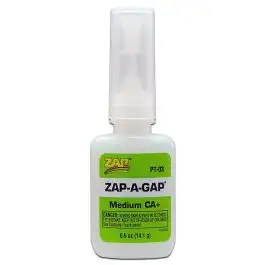 ZAPPT-03 Zap-A-Gap Filler: 1/2oz Zap-a-Gap CA+ 12 Seconds