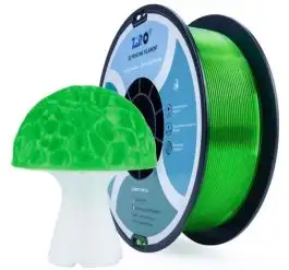 ZIR-22 Ziro 3D Filament PLA PRO Transparent Green 1.75mm 3D Printing Filament 1kg/roll