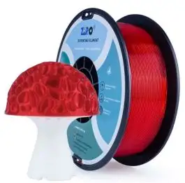 ZIR-25 Ziro 3D Filament PLA PRO Transparent Red 1.75mm 3D Printing Filament 1kg/roll