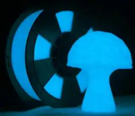 ZIR-35 Ziro 3D Filament PLA PRO Glow Blue 1.75mm 3D Printing Filament 1kg/roll