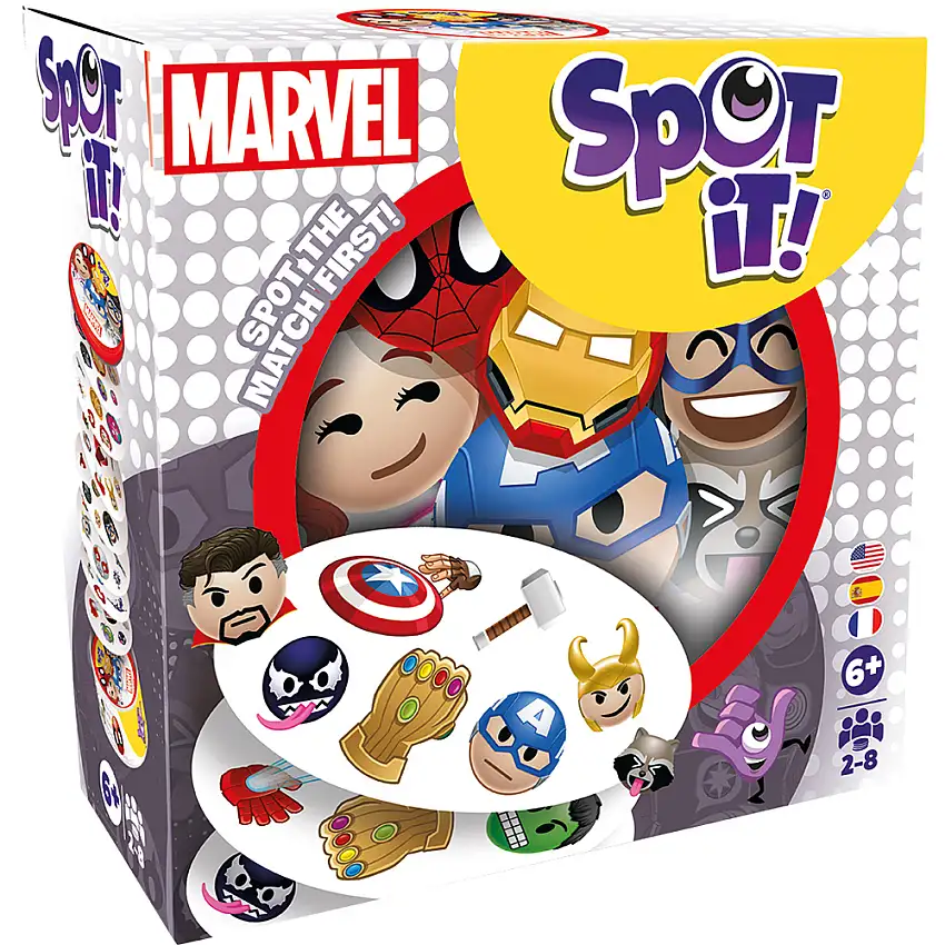 Spot it! Marvel Emoji (Eco Sleeve, Multilingual) (New Arrival)